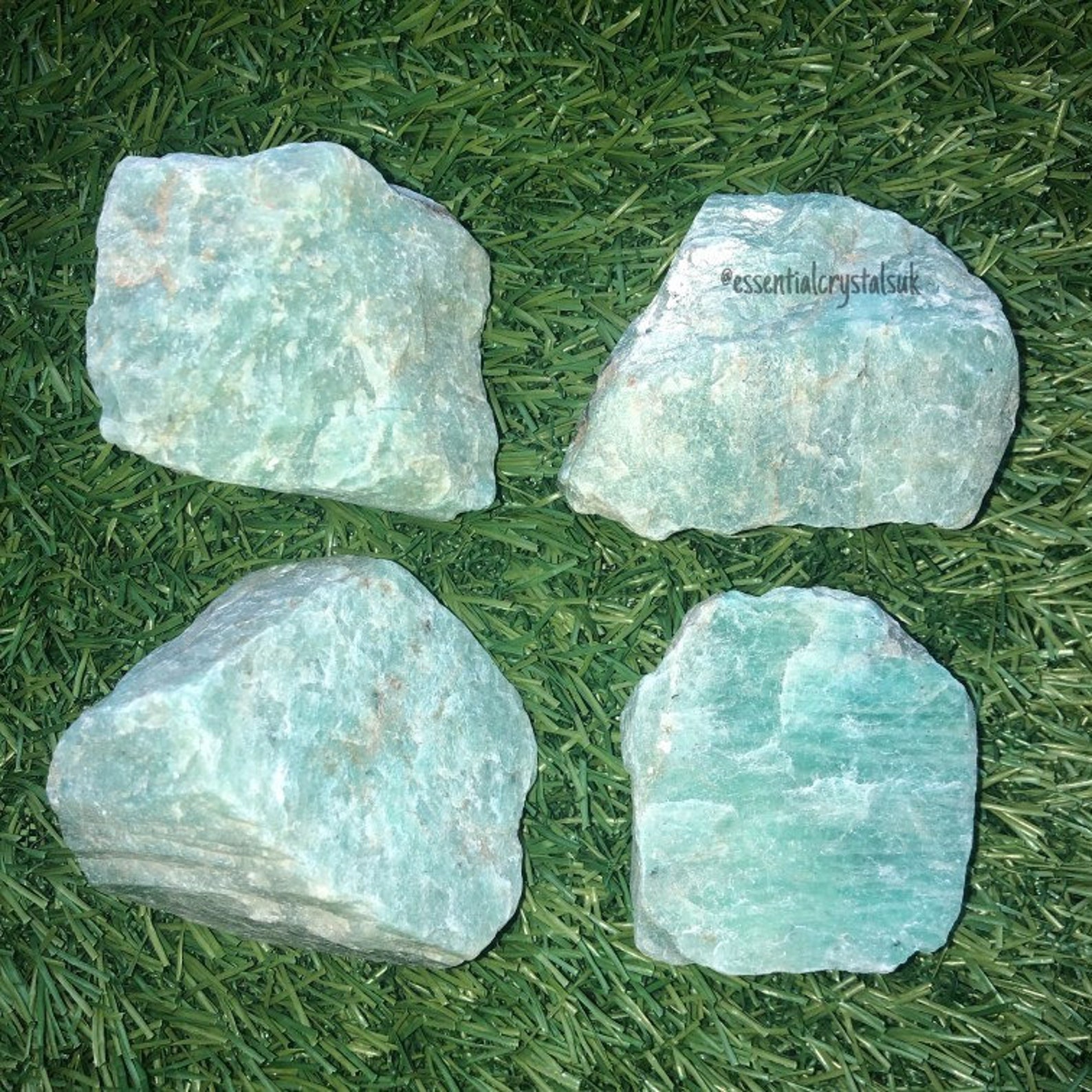 High Quality Large Raw Amazonite Chunks Rough Amazonite Etsy