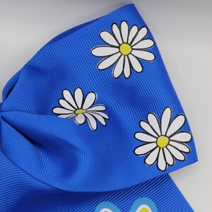 Girl Scout Daisy Large Hair Bow / Girl Scouts Outfit Gear / Daisy Girl Scout Gifts / Custom Girl Scout Daisy Accessory / Custom Hair Bow image 6