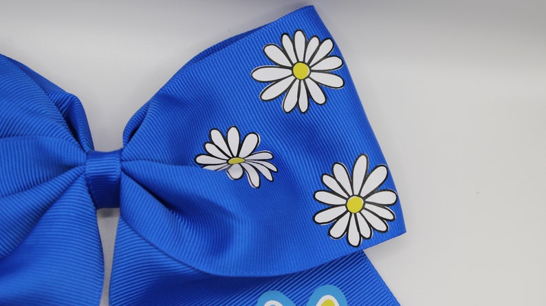 Girl Scout Daisy Large Hair Bow / Girl Scouts Outfit Gear / Daisy Girl Scout Gifts / Custom Girl Scout Daisy Accessory / Custom Hair Bow image 6