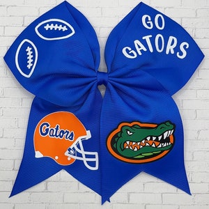 University of Florida Team Hair Bow/ Florida College Team/Personalized College Gifts/Florida Gators Game Day/ Flordia Gators Football Outfit