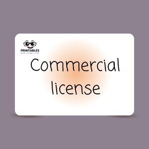 Commercial License | Digital Download | Printables | Sublimation