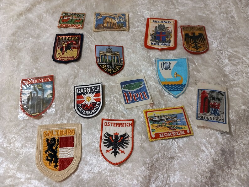 Vintage Travel Patch Etsy