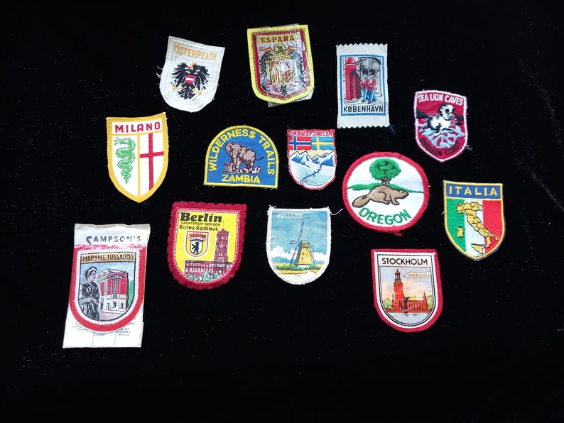 Vintage Travel Patch Etsy