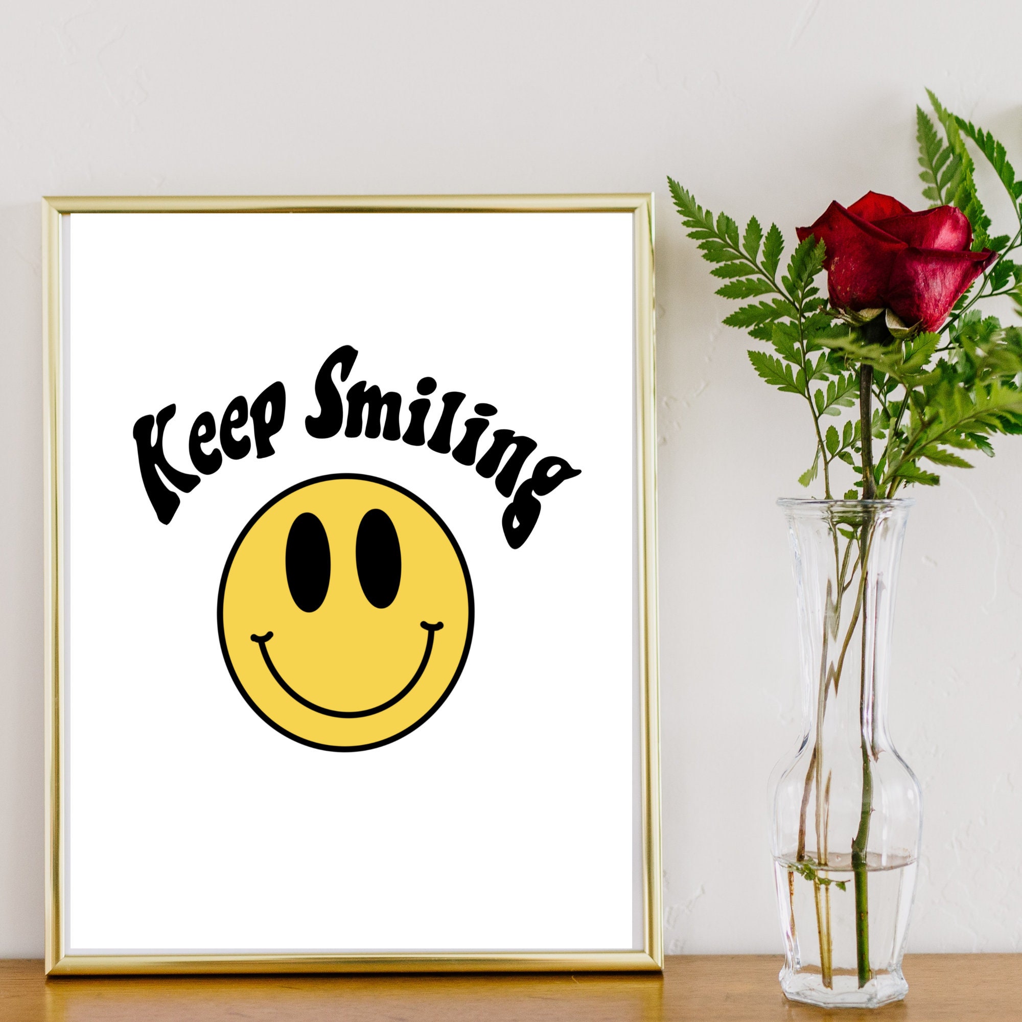 Kiwistar Adesivo Murale Laminato – "Sorry! Keep Smiling" – Resistente Agenti Atmosferici E Autolavaggio