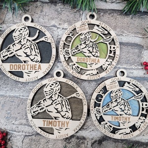 Lacrosse Ornament