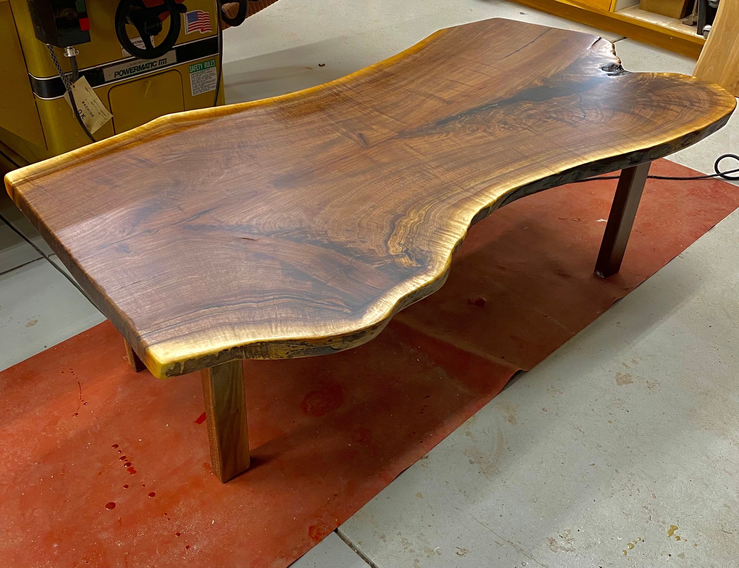 Live Edge Walnut Coffee Table Etsy