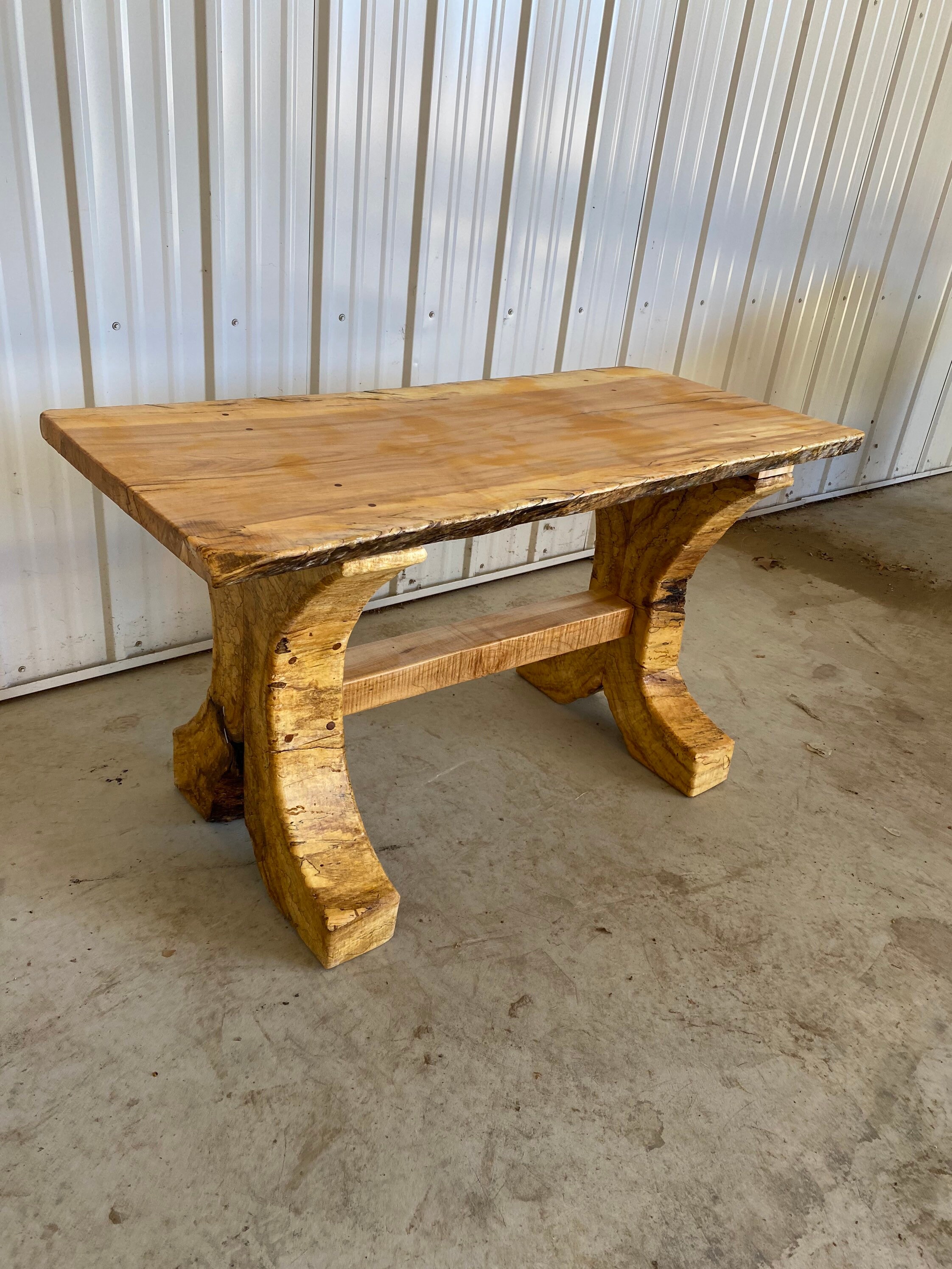 Live edge Spalted Maple Coffee Table Etsy