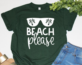 Beach T-shirt-  Unisex Shirt- Summer T-Shirt - Beach Tees (4155)