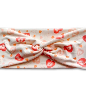 Hearts And Baby Feet Twist Headband | Headband For Nurse | Medical Headband | OB nurse | Maternity