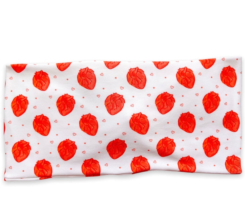 Cardiac Twist Headband Womens Headband Heart Headband Etsy