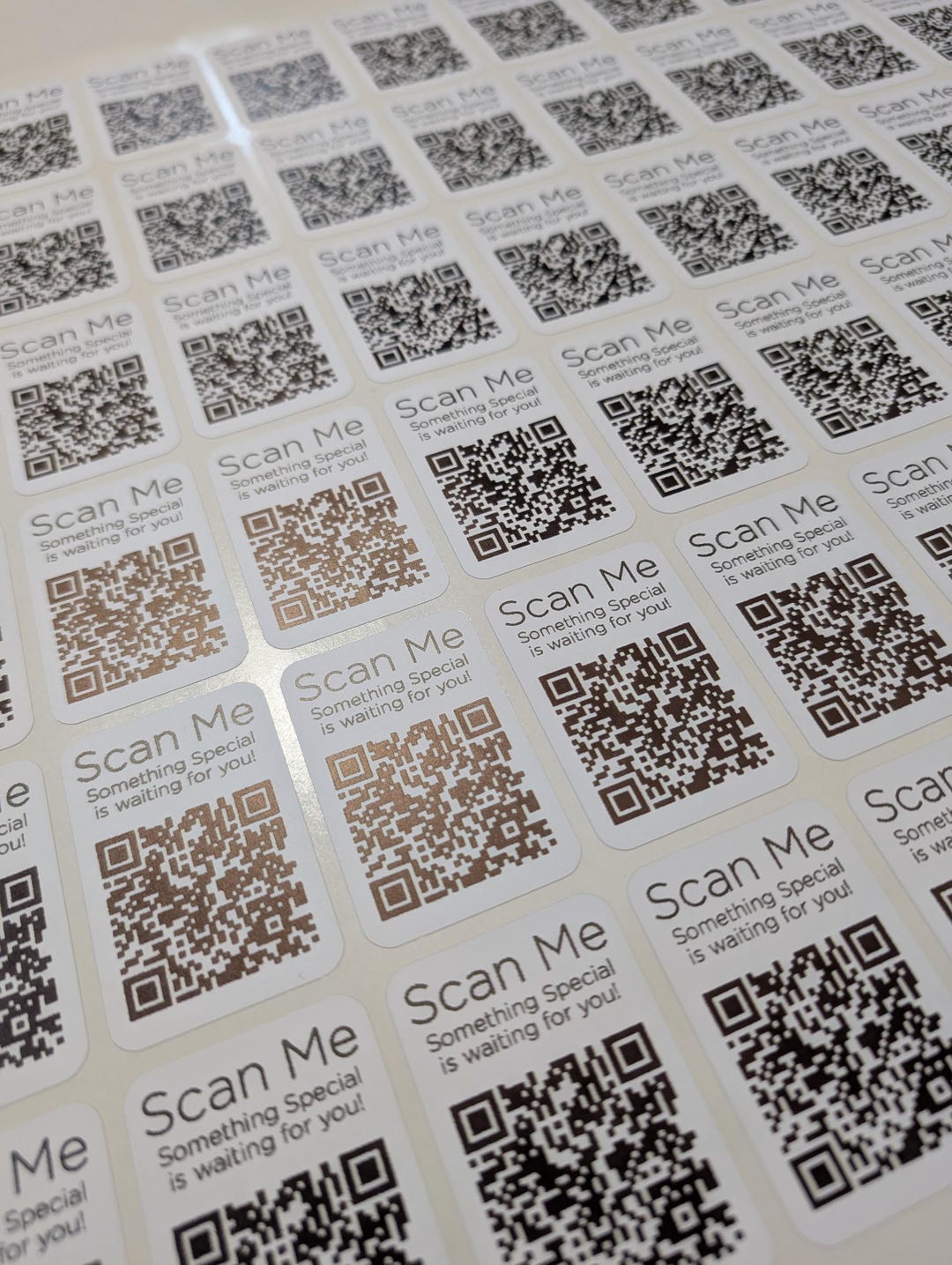 Custom QR Code Vinyl Stickers 60mm X 40mm – Waterproof, Rounded Corners ...