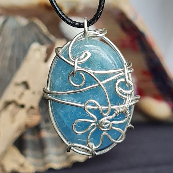 Collier Aigue Marine 