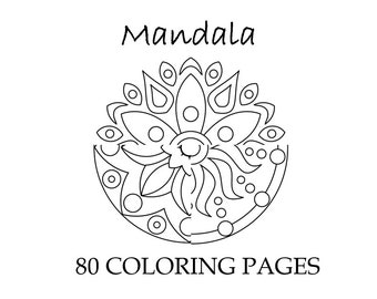 80 easy and printable mandala coloring pages