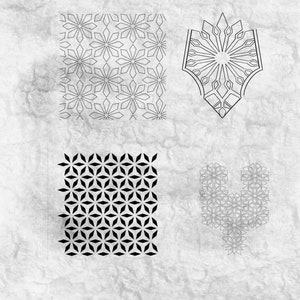 33 Dotwork Pattern Mandala Stamp iPad Procreate zdjęcie 3