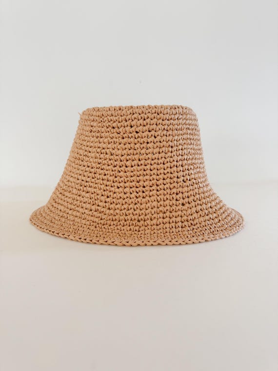CROCHET PATTERN | Raffia Bucket Hat - 2-in-1 Design for Sun  display picture 1