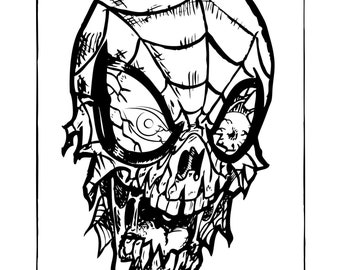 Download Zombie Coloring Book Etsy