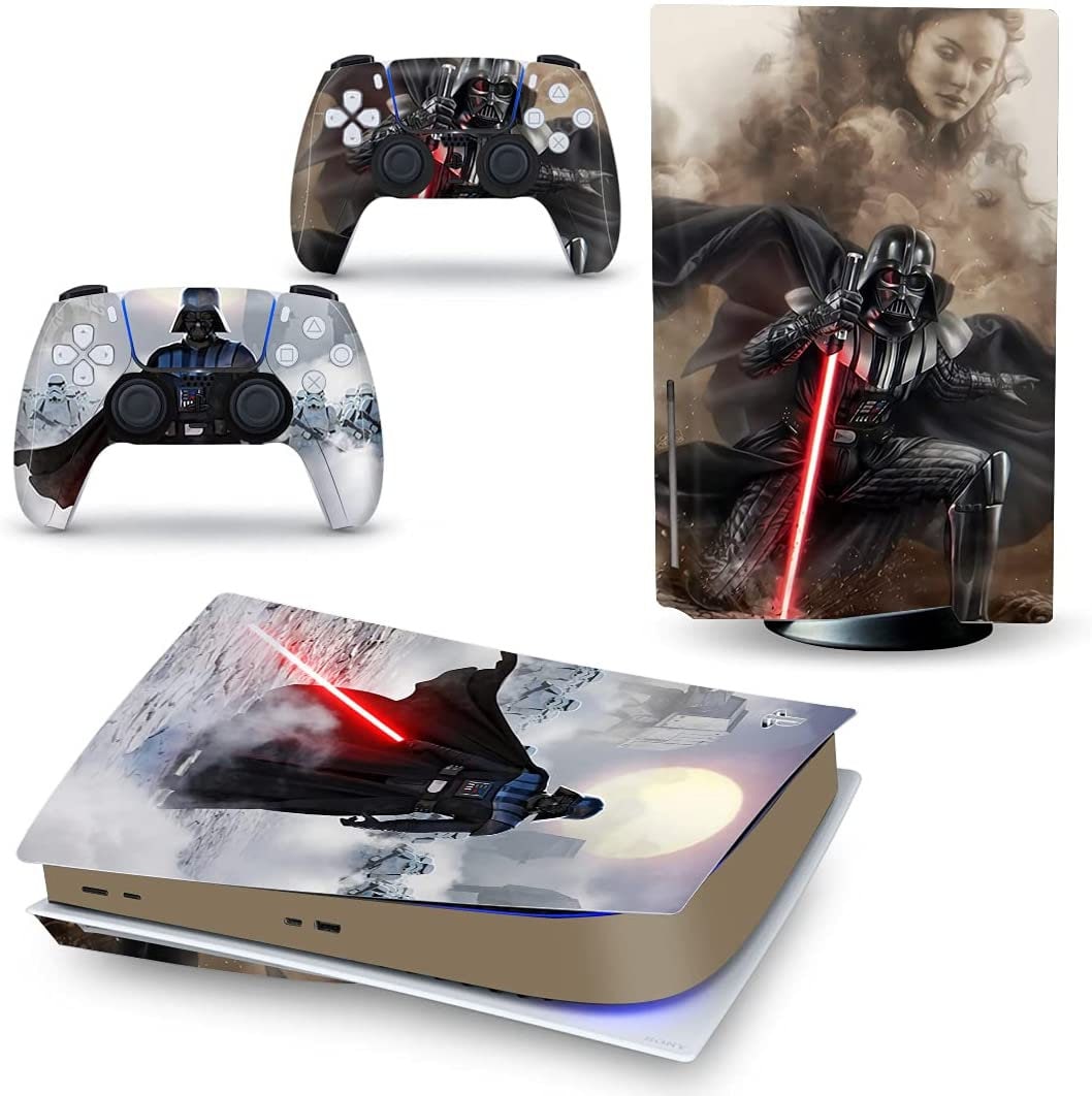 PS5 Skin Disc Edition Star-Wars DAR-th Vader Console and | Etsy