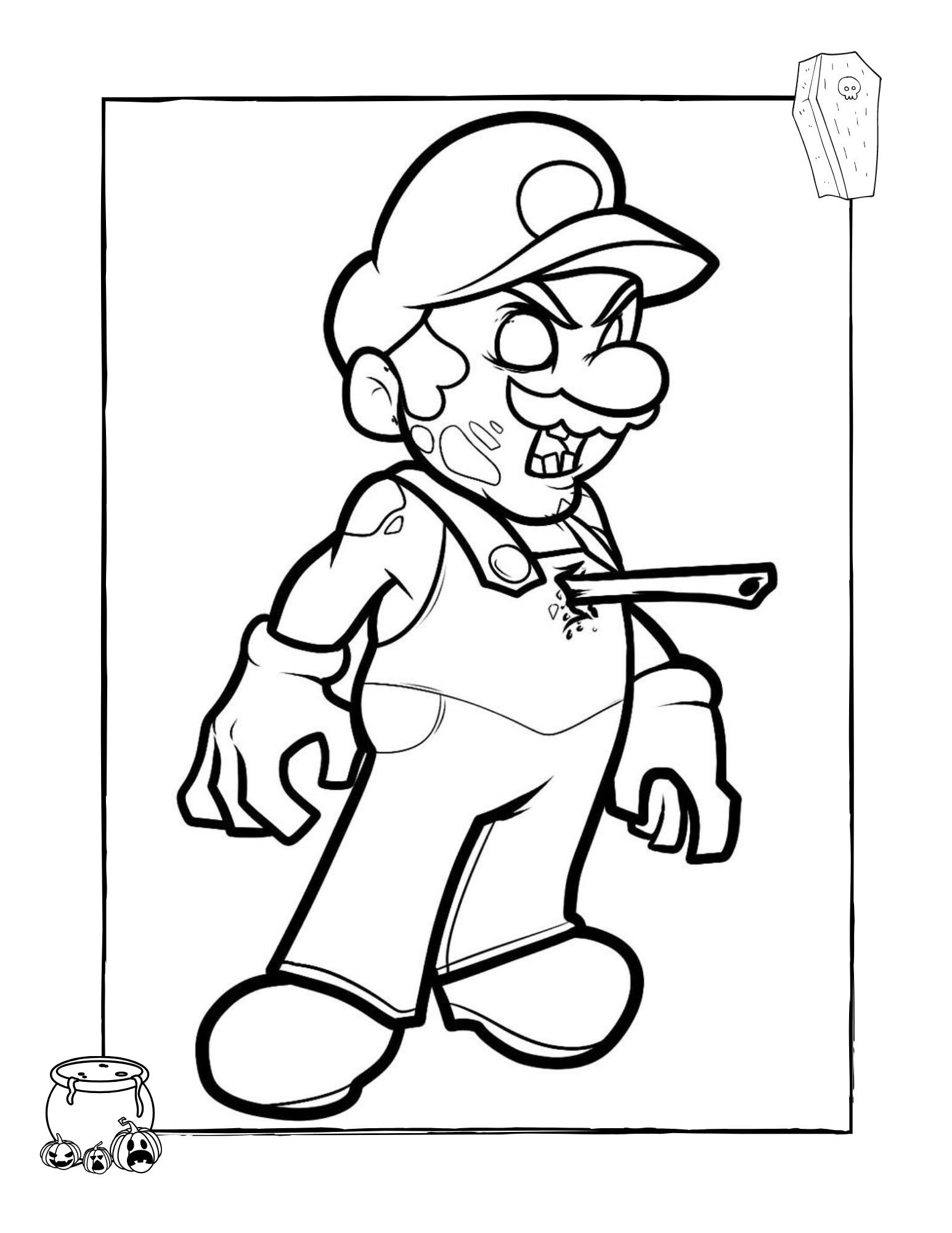50 monsters zombie cartoon coloring pages book for adults / 50 | Etsy