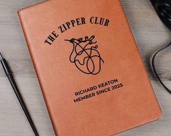 Personalized Vegan Leather Heart Surgery Journal: Inspirational Recovery Gift for Cardiac Patients