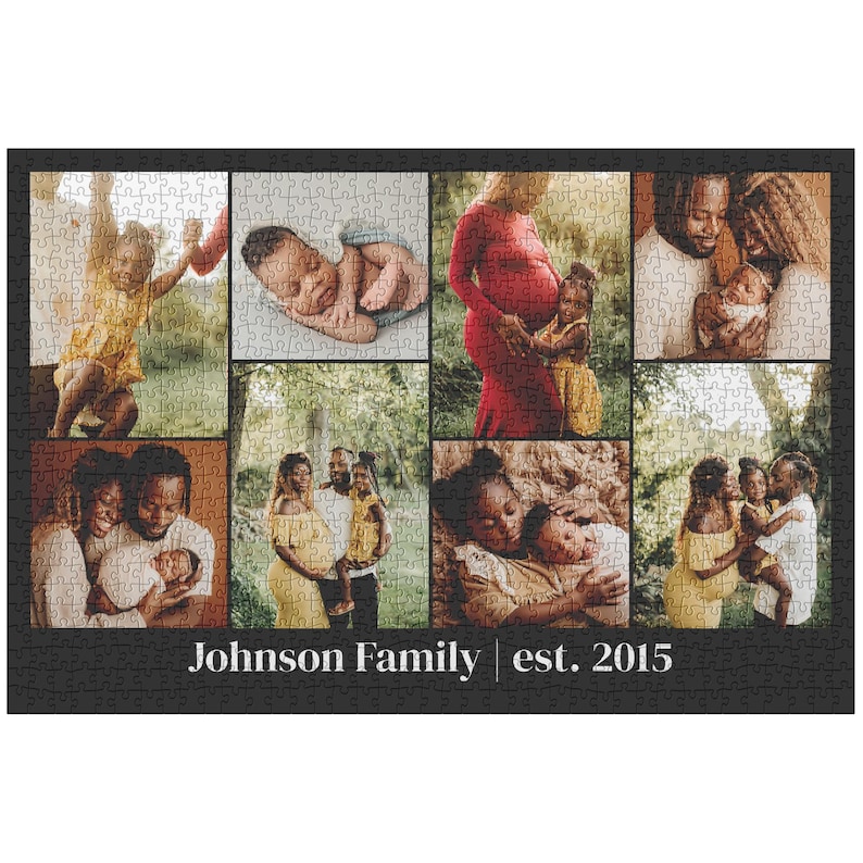 Custom Photo Collage Puzzle: Personalized Jigsaw Puzzle Gift Bild 9