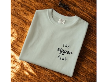 Open Heart Surgery Recovery Zipper Club T-Shirt: Cardiac Patient Support Gift for Valve Replacement