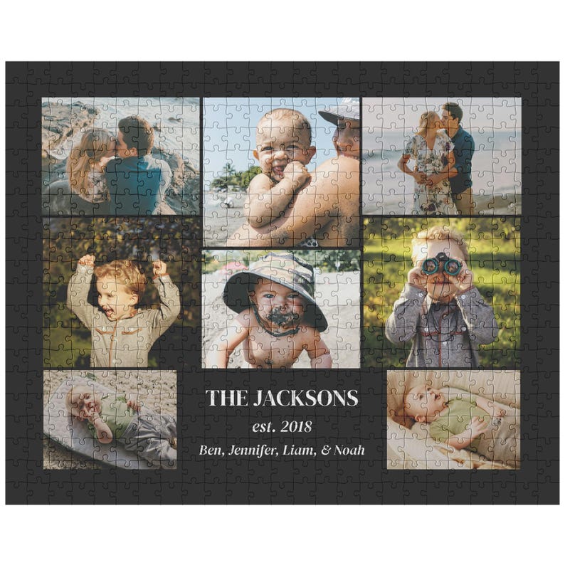 Custom Photo Collage Puzzle: Personalized Jigsaw Puzzle Gift Bild 7