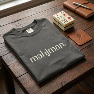 Mahjong Shirt for Man - Mahjman Comfort Colors Tshirt