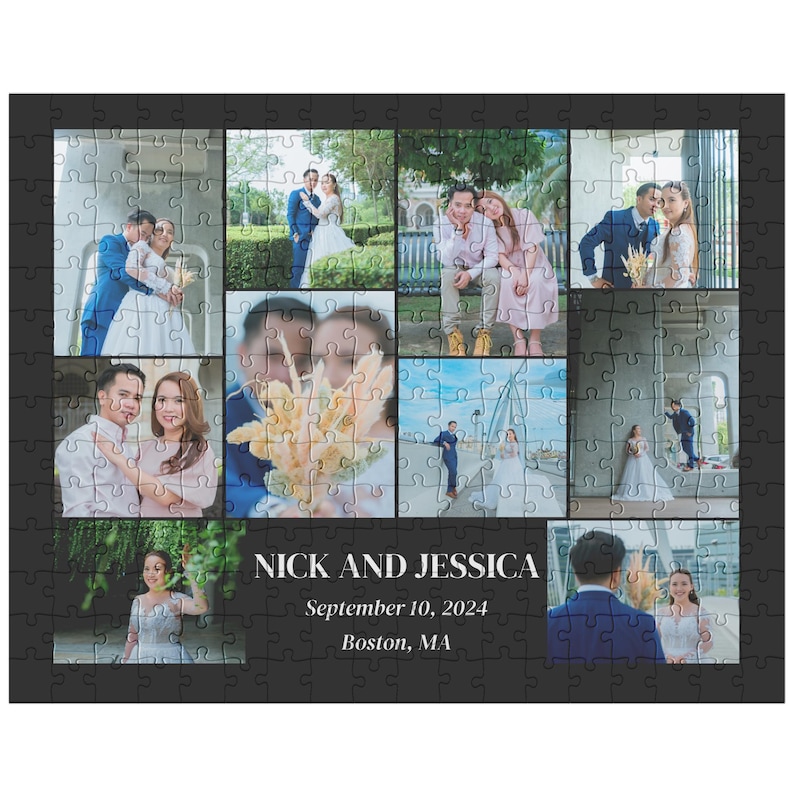 Custom Photo Collage Puzzle: Personalized Jigsaw Puzzle Gift Bild 8
