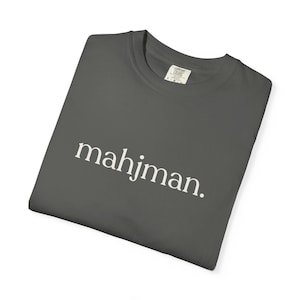 Mahjong Shirt for Man - Mahjman Comfort Colors Tshirt Pepper