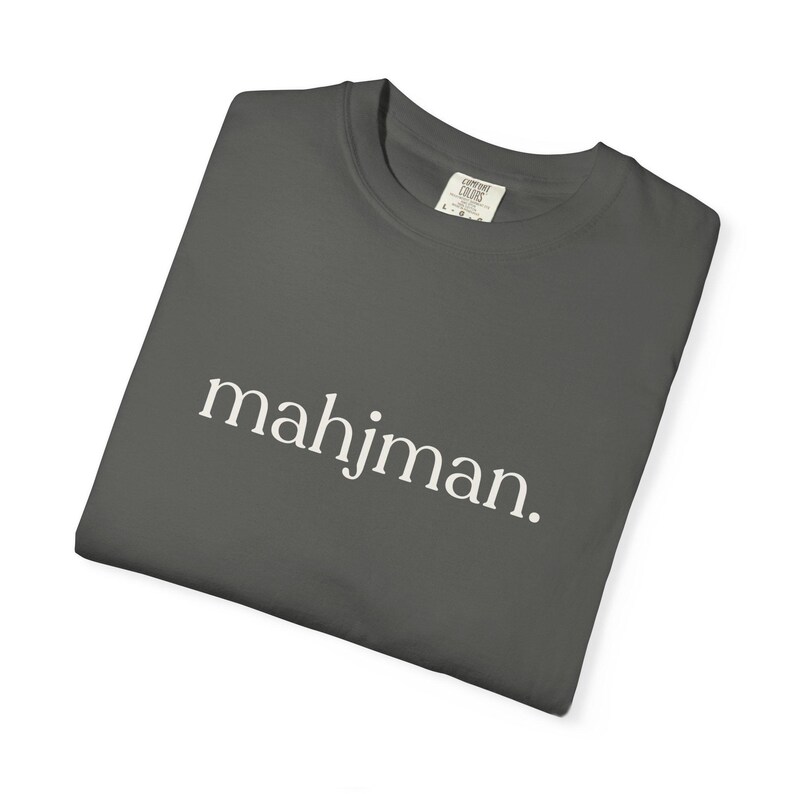 Mahjong Shirt for Man - Mahjman Comfort Colors Tshirt Pepper