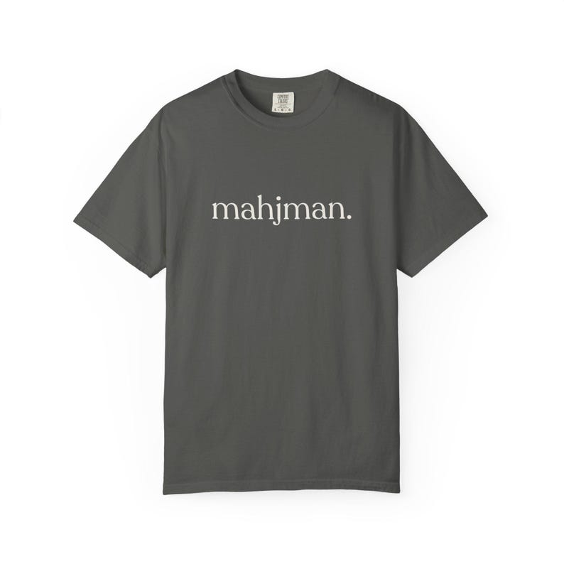 Mahjong Shirt for Man - Mahjman Comfort Colors Tshirt image 5