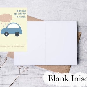 Printable Funny Goodbye Card | Going Away or Moving - Etsy