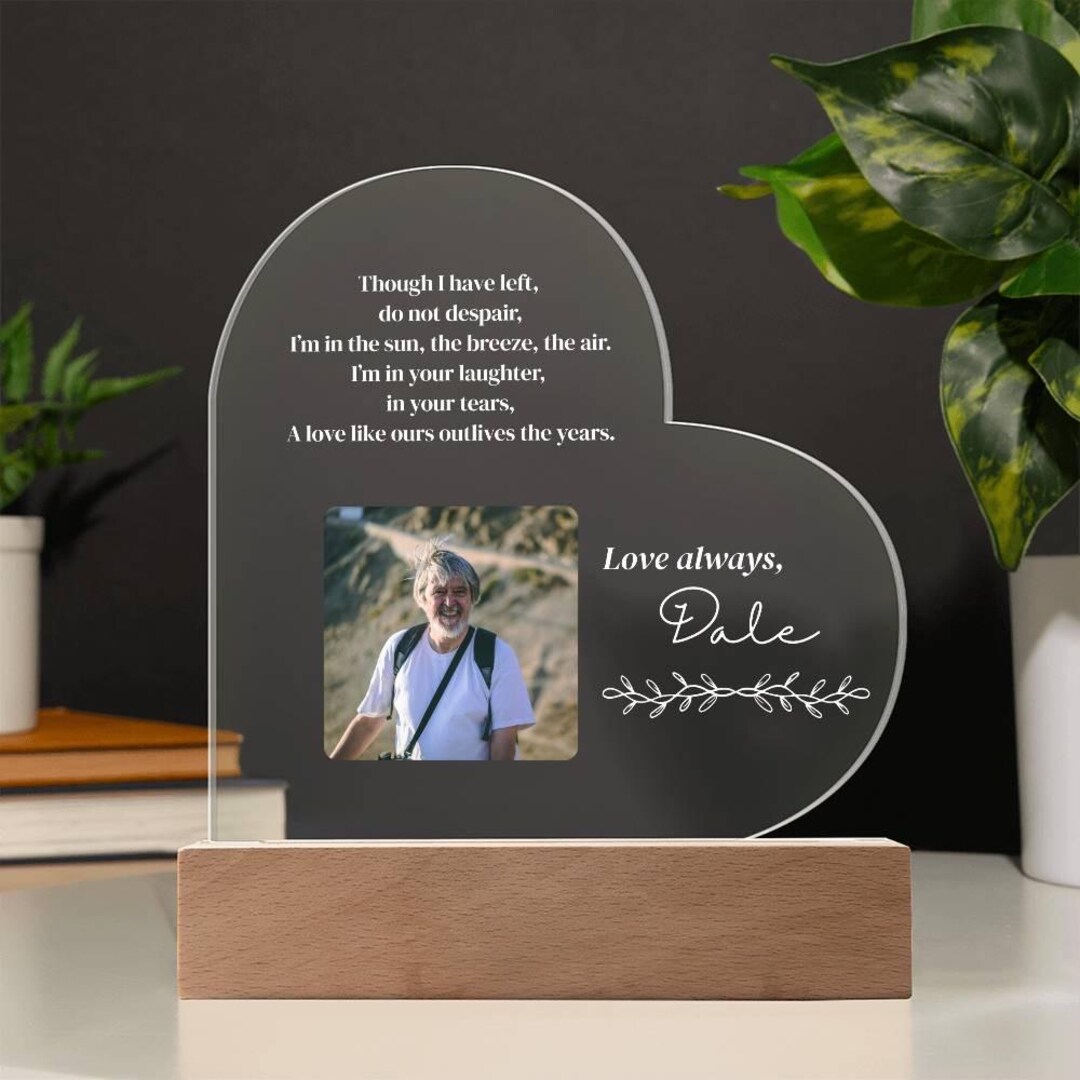 Your Love Leaves A Lasting Legacy - Memorial Personalized Custom Heart