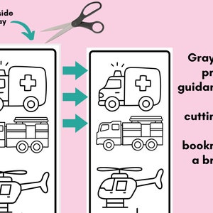 Printable Coloring Vehicle Bookmarks | Kids Racecar Monster Truck ...