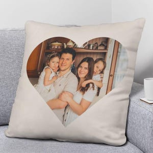 Personalized Heart Surgery Recovery Pillow: Custom Photo Gift