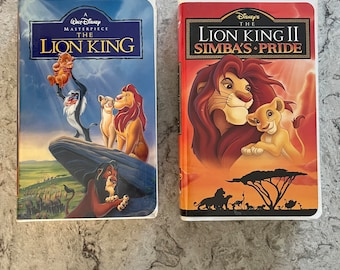 Lejonkungen och Lejonkungen 2 VHS