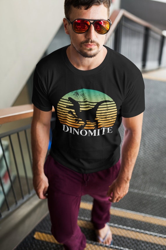 Dinomite Retro Dinosaur T-shirt Dino 