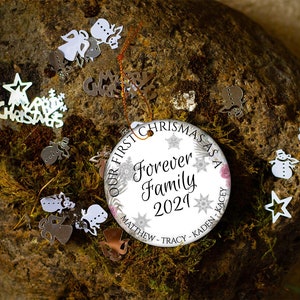 Forever Family - Ceramic Round Ornament