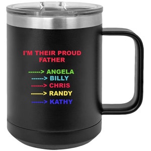 Father, Dad, Gift, Mug - Polar Camel 15 oz Vacuum Insulated Mug with Slider Lid