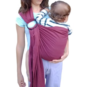 Baby Ring Sling Traditional Anatolian %100 Cotton Fabric-  Less sweating  Wrap Carrier for Newborn and Toddler