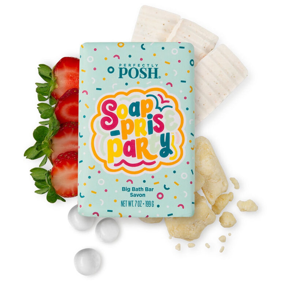 Soap-prise Party Perfectly Posh Chunk Bath Soap Bar - Etsy
