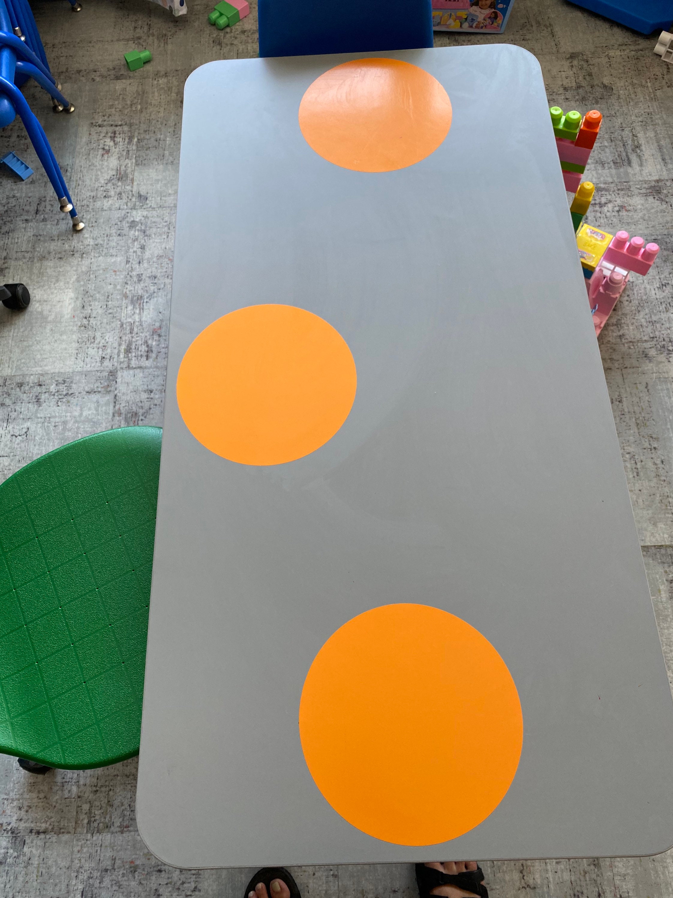Dry Erase Table Dots Seat Spots Etsy