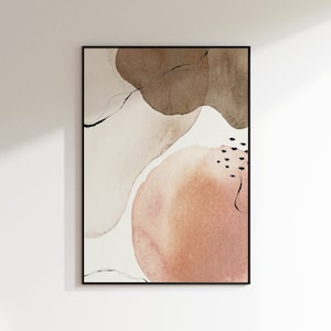 Aquarell Kunstdruck | Wasserfarben Poster Malerei | Digitale Malerei Wasserfarben | Aquarell Poster als Datei