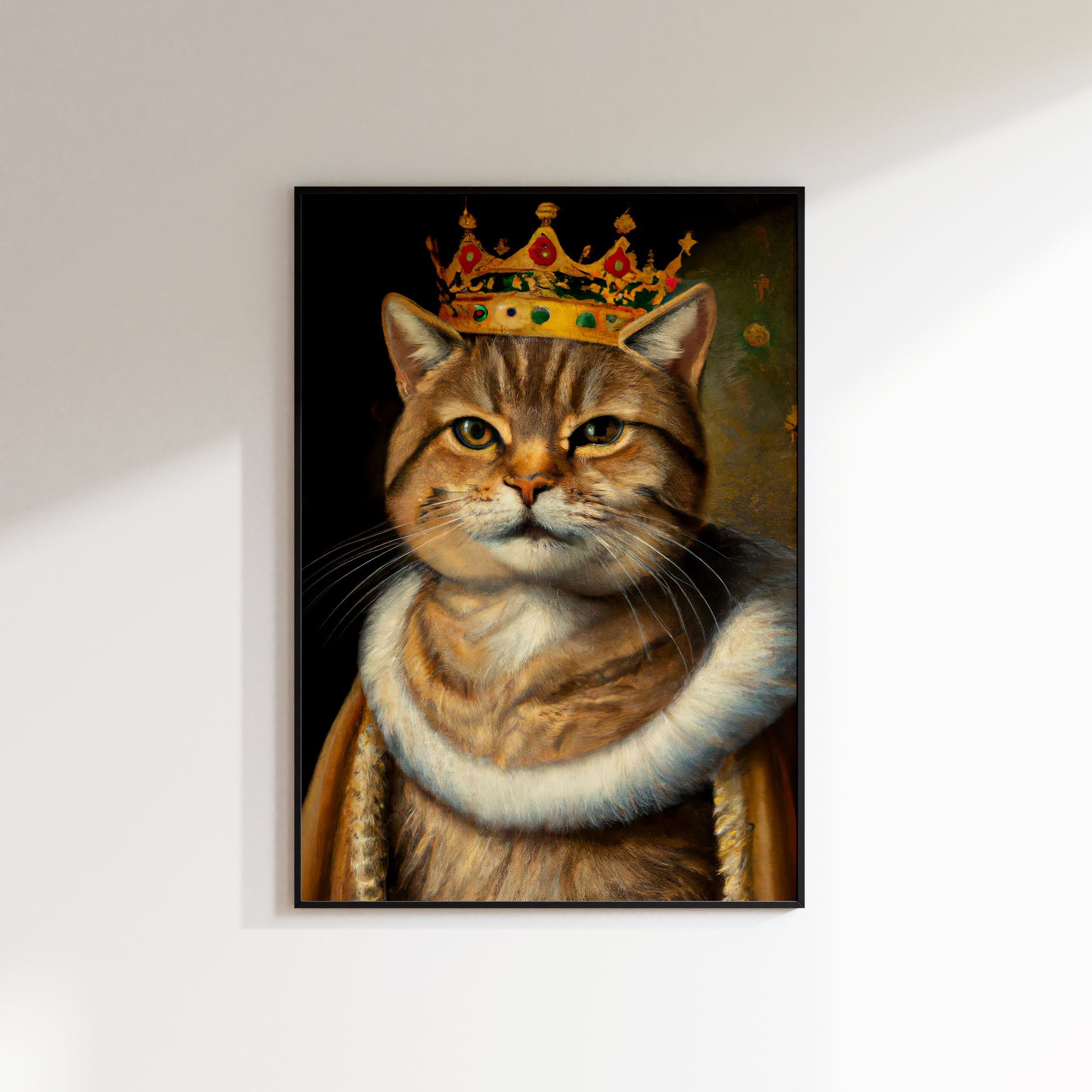 Queen cat portrait