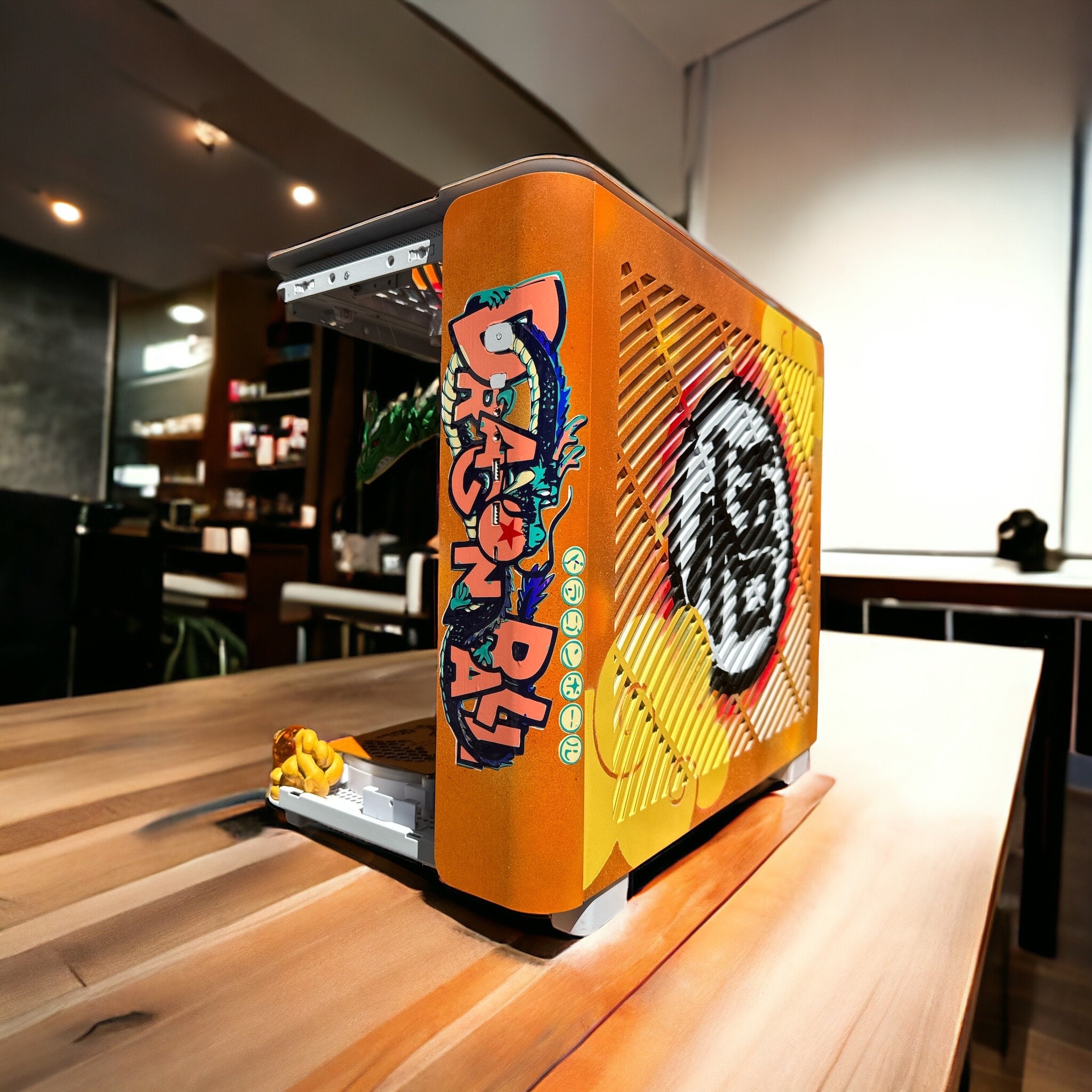 Custom PC Case - Gaming Computer Case - DBZ Inspired Themed Desktop Pc ...