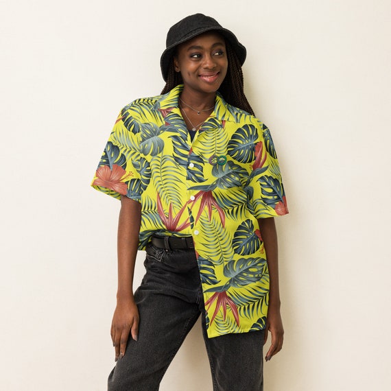 Unisex Tropical Guayabera Shirt Etsy