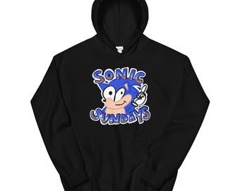 Sonic Sunday Felpa con cappuccio!