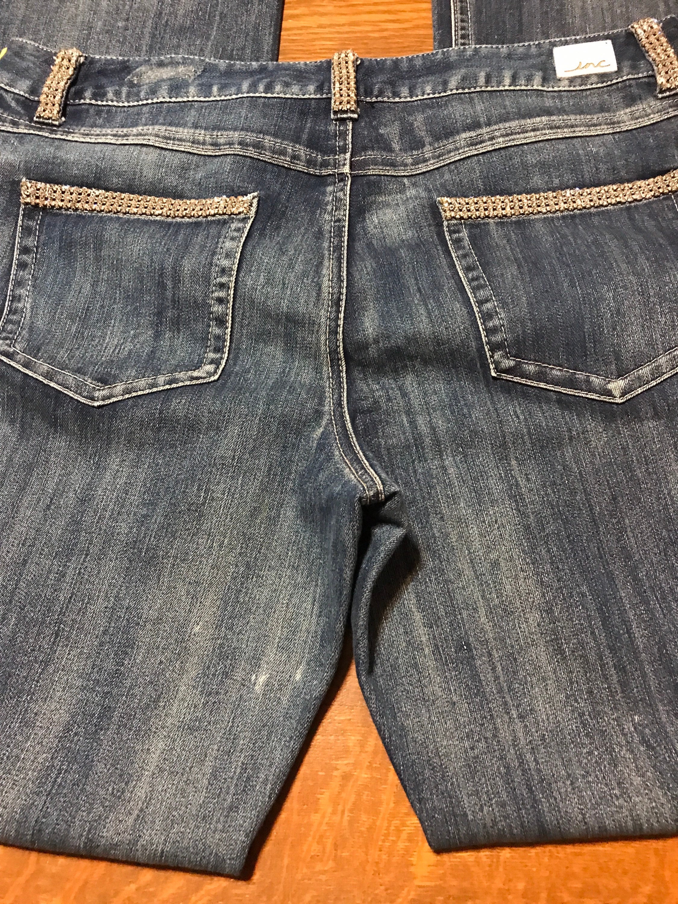 Womens INC Denim Jeans Regular Fit Boot 