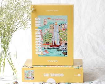 Piecely San Francisco Puzzle, 500 Teile - Jocelyn Kao
