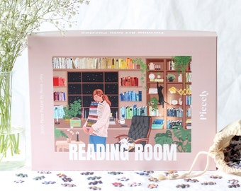 Piecely Reading Room Puzzle, 1000 Teile